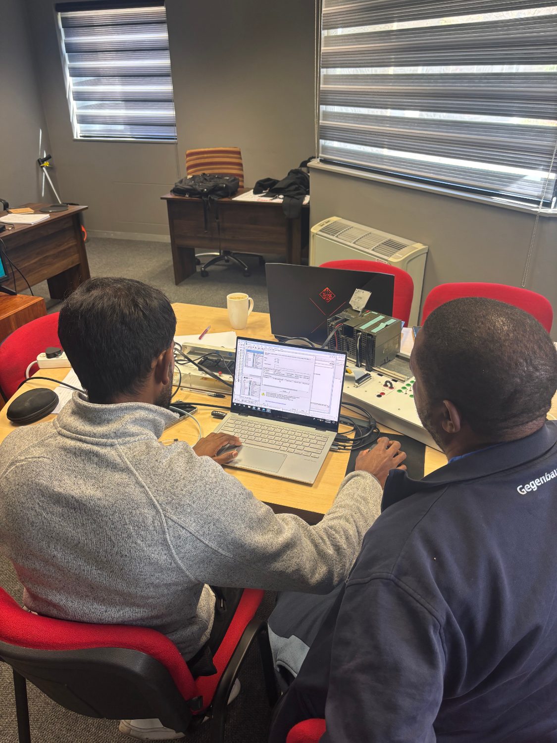 One-on-one PLC programming instruction