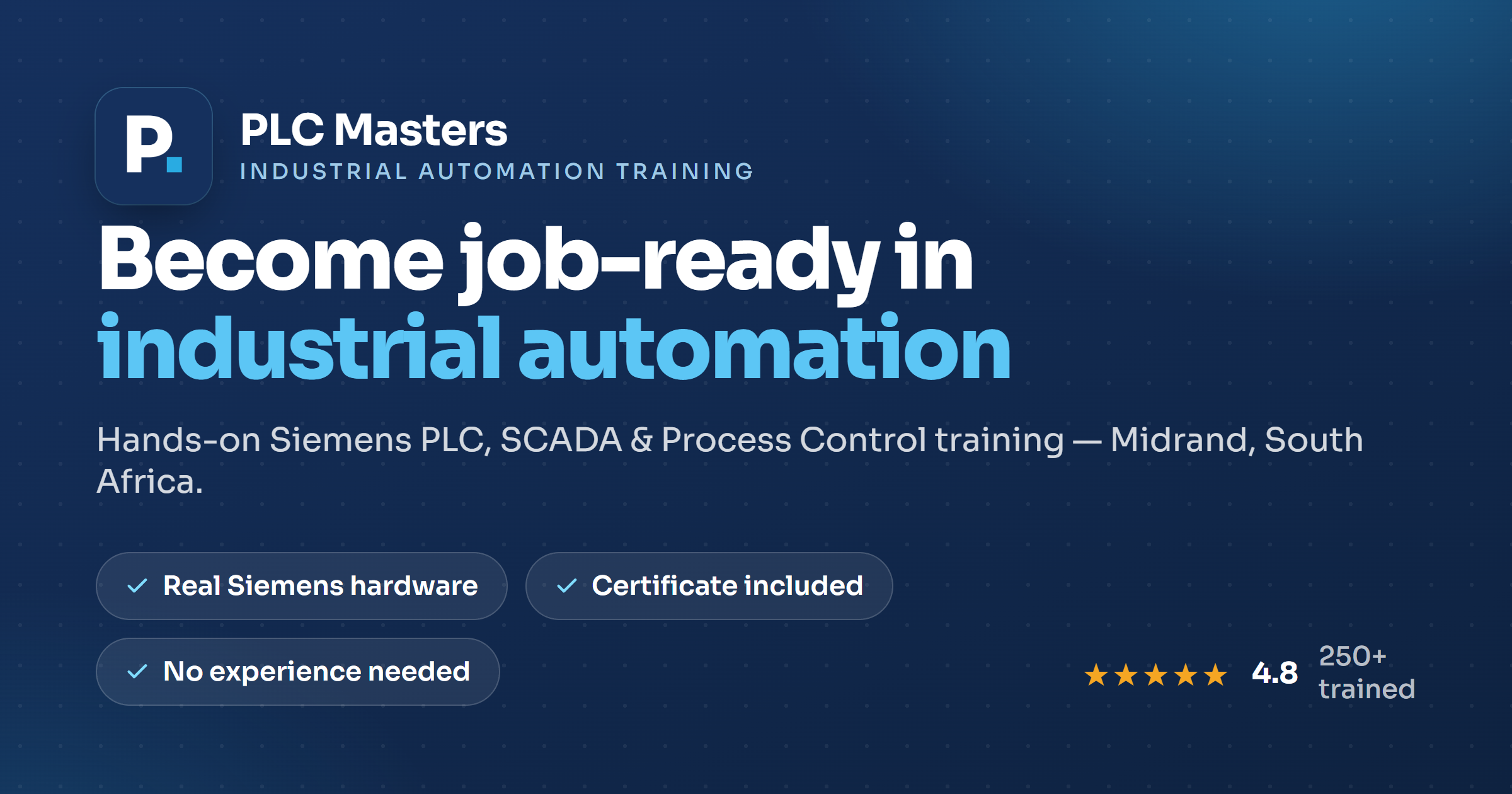 PLC Masters - Industrial Automation Training | PLC, SCADA & Process Control